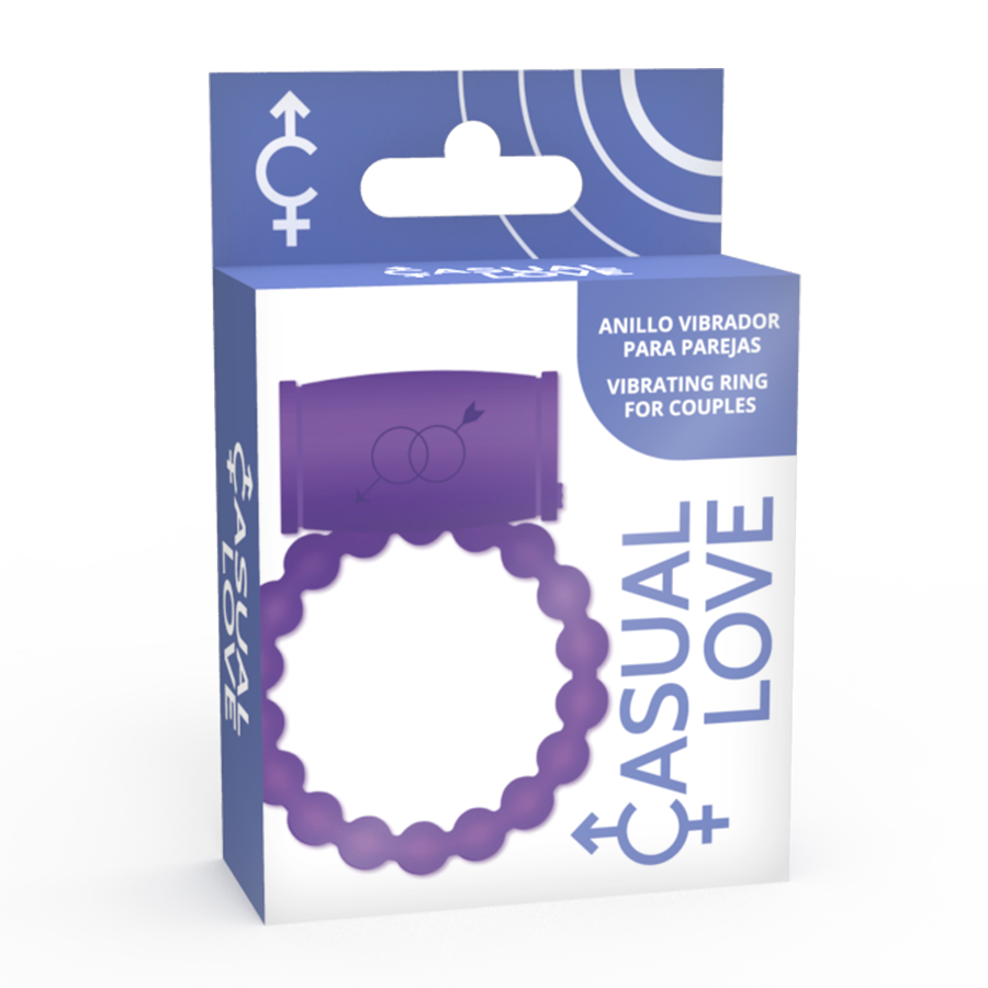 CASUAL LOVE - RING 25 ANELLO VIBRANTE PER COPPIE VIOLA
