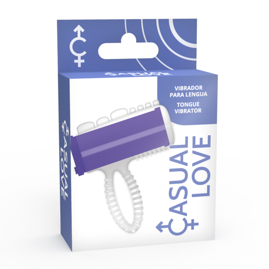 CASUAL LOVE - ANELLO VIBRATORE DA DITO/LINGUA PER COPPIE VIOLA