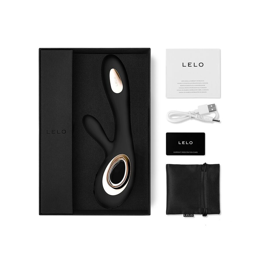 LELO - SORAYA WAVE VIBRATORE CON RABBIT NERO