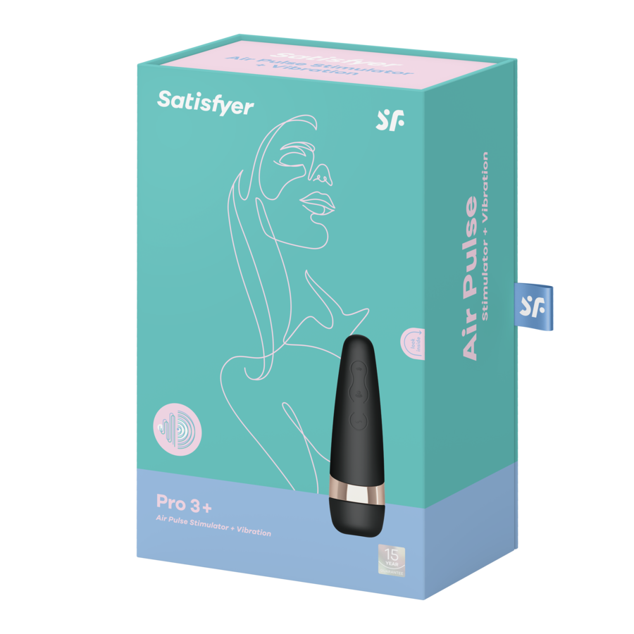 SATISFYER - PRO 3 STIMOLATORE SUCCHIA CLITORIDE AIR PULSE 2020 EDITION