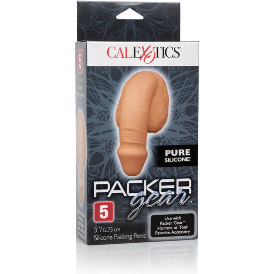 CALEXOTICS - PACKER PER PENE IN SILICONE 12,75 CM CARAMEL
