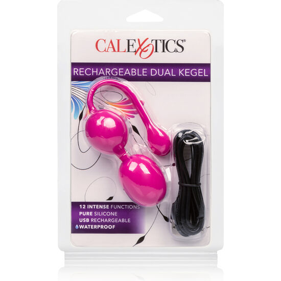 CALEXOTICS - PALLINE DI KEGEL DOPPIE RICARICABILI ROSA