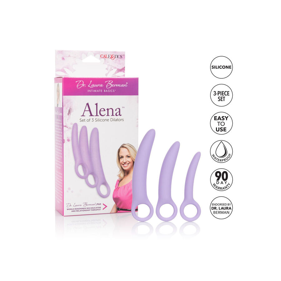 CALEXOTICS - ALENA SET DI 3 DILATATORI IN SILICONE