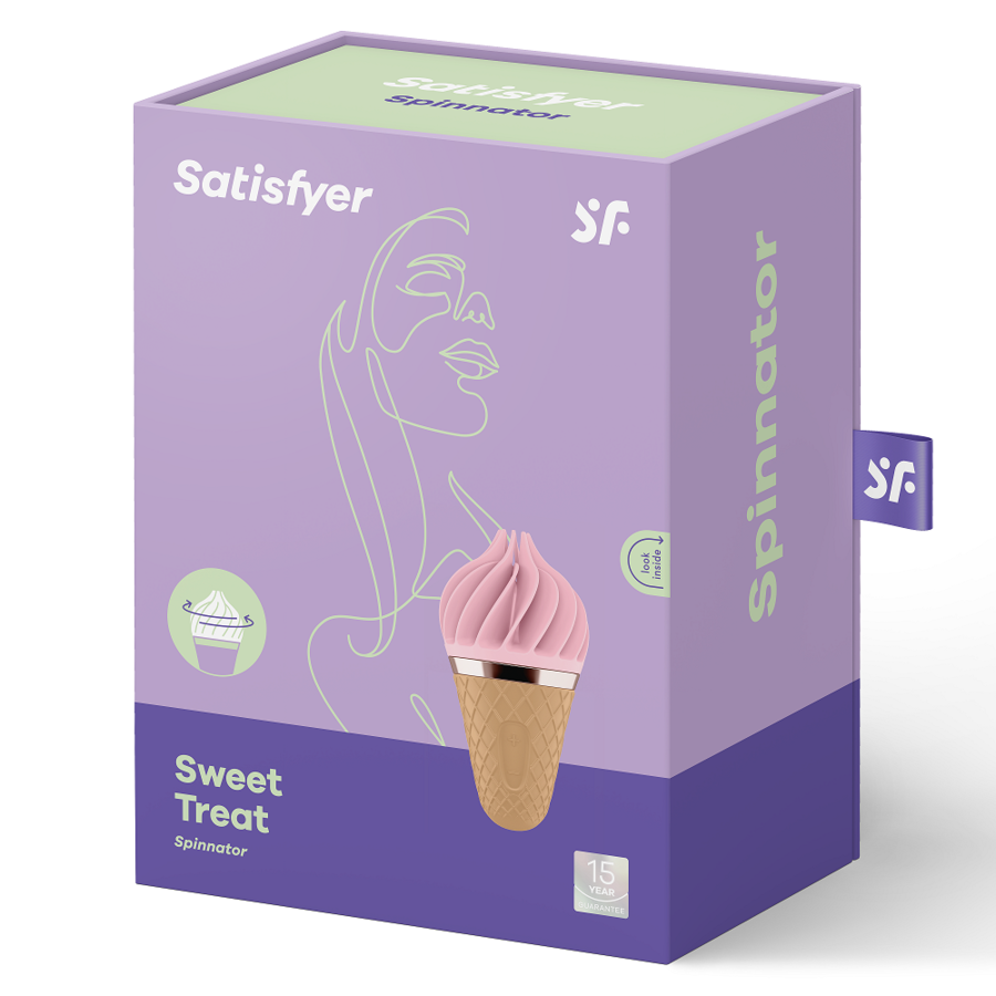 SATISFYER -SWEET TREAT SPINNATOR STIMOLATORE ROTANTE