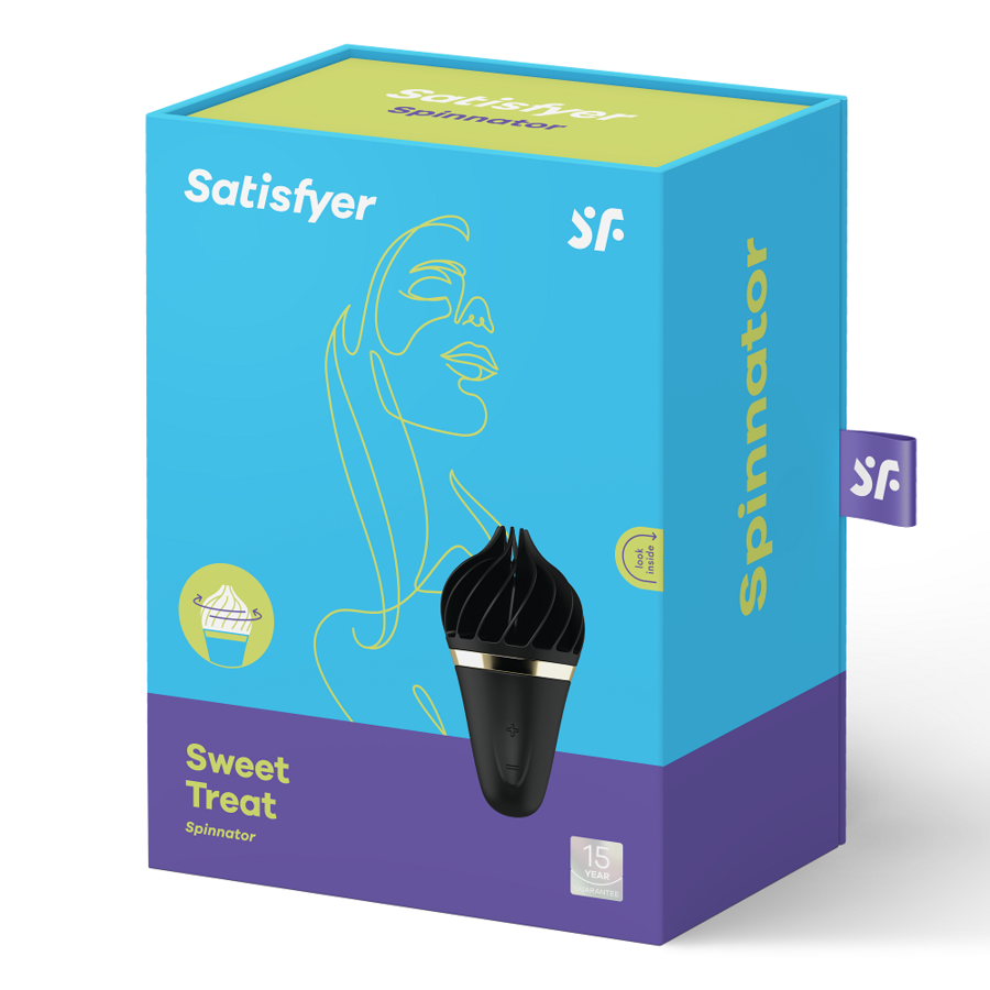 SATISFYER -SWEET TREAT SPINNATOR STIMOLATORE ROTANTE