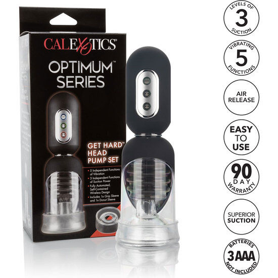 CALEXOTICS - GET HARD SET POMPA AUTOMATICA 3 LIVELLI DI ASPIRAZIONE