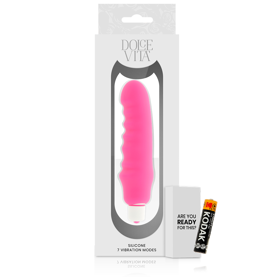 DOLCE VITA - GENIUS VIBRATORE IN SILICONE ROSA