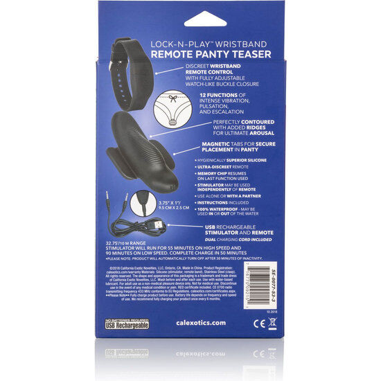 CALEXOTICS - WRISTBAND STIMOLATORE DA MUTANDINA CON CONTROLLER DA POLSO