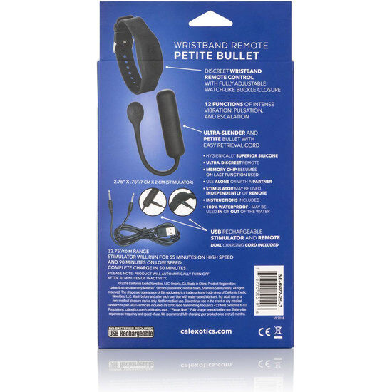 CALEXOTICS WRISTBAND- BULLET CON CONTROLLER DA POLSO