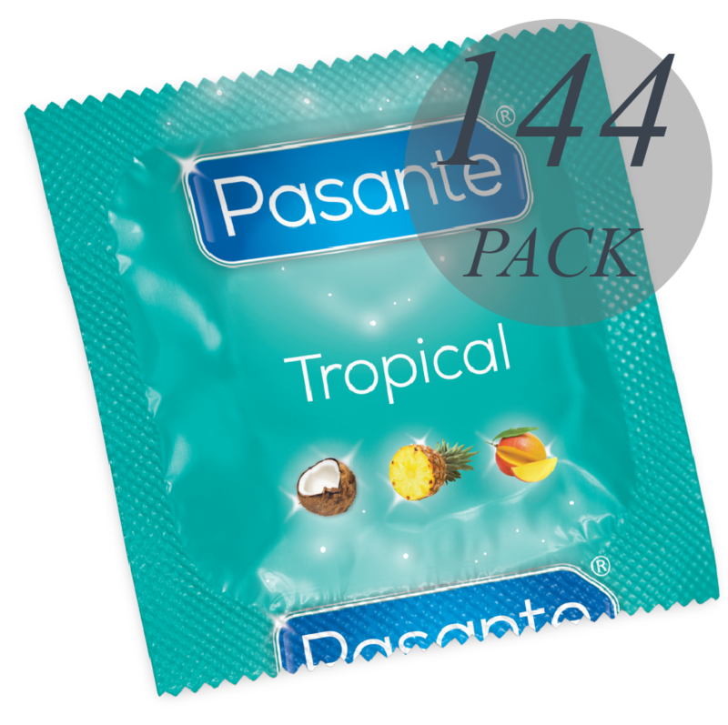 PASANTE - TROPICAL PRESERVATIVI AROMATIZZATI GUSTI TROPICALI 144 PZ