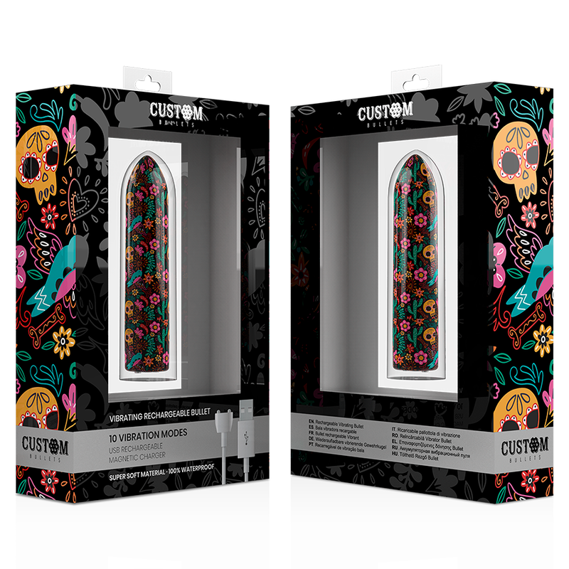 CUSTOM BULLETS- SKULL BULLET MAGNETICO 10 INTENSITÀ