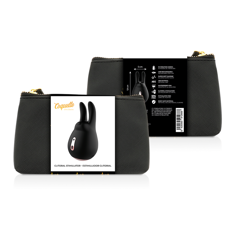 COQUETTE CHIC DESIRE - STIMOLATORE CLITORIDEO NERO / ORO