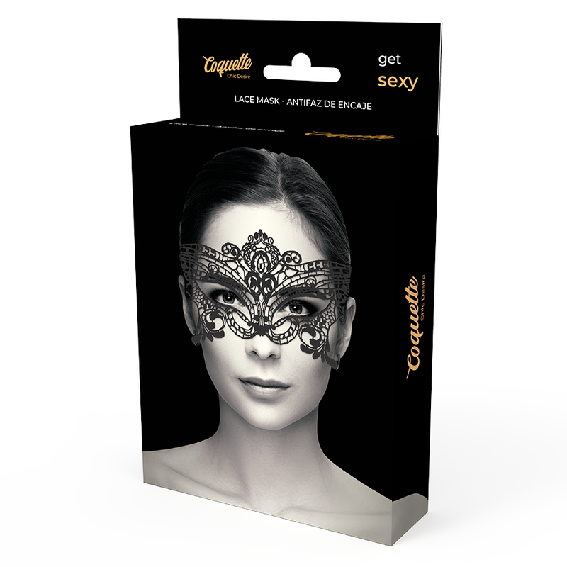 COQUETTE CHIC DESIRE - MASCHERINA IN PIZZO NERA