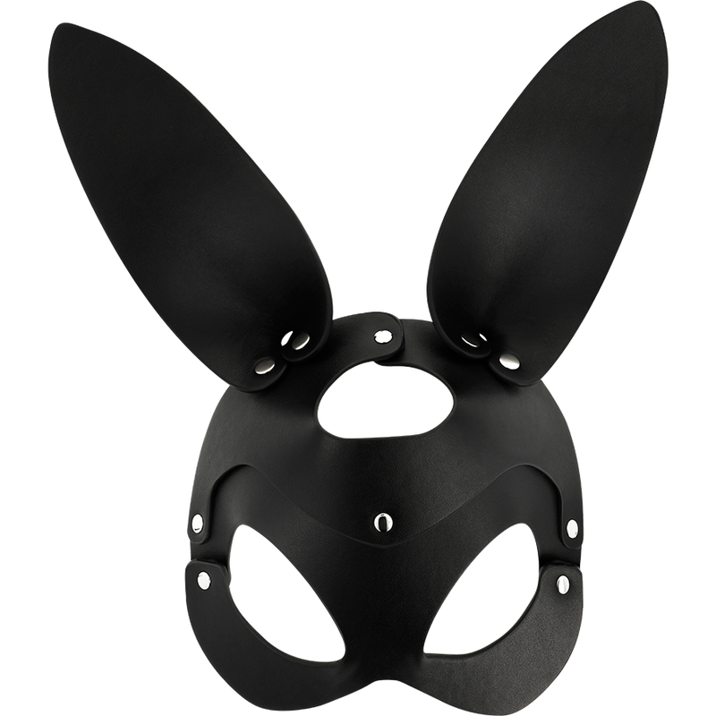 COQUETTE CHIC DESIRE - MASCHERA IN PELLE VEGANA CON ORECCHIE DA CONIGLIO