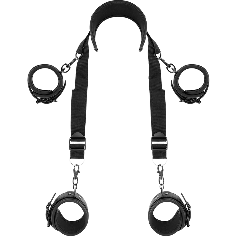 FETISH SUBMISSIVE - POSITION MASTER CON 4 MANETTE RIVESTITE IN NEOPRENE