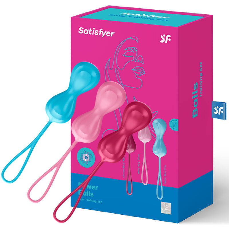 SATISFYER - LOVEBALLS TRAINING SET 1 PALLINE DI KEGEL DI DIVERSO PESO