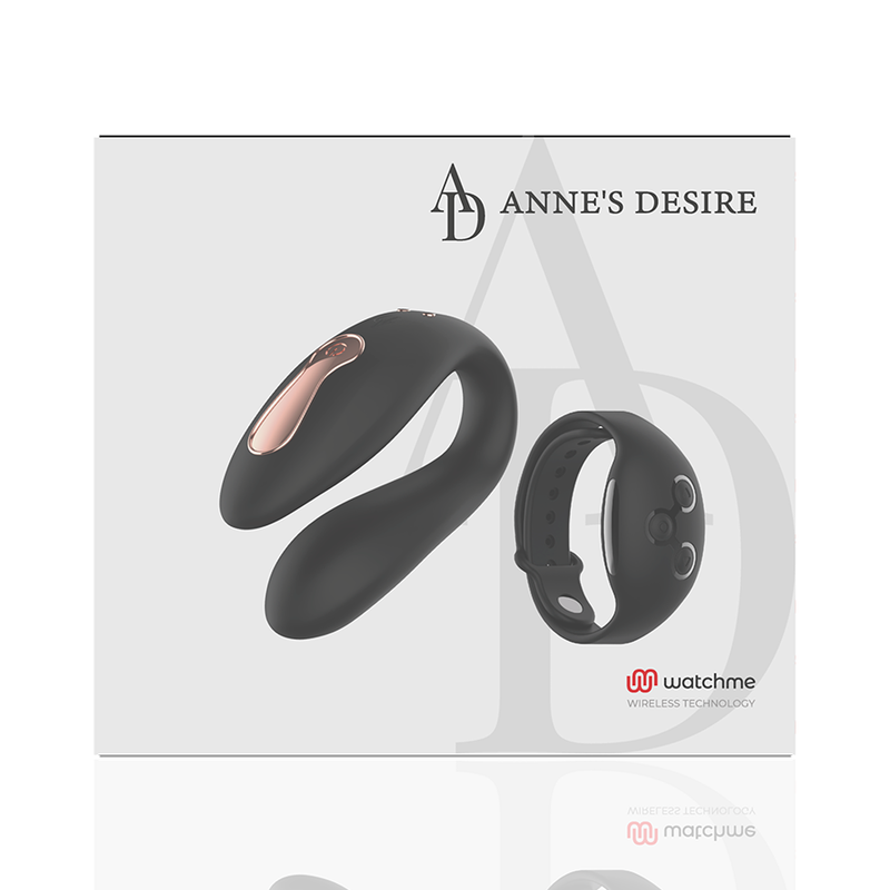ANNE'S DESIRE - VIBRATORE DI COPPIA DUAL PLEASURE CON TECNOLOGIA WATCHME NERO