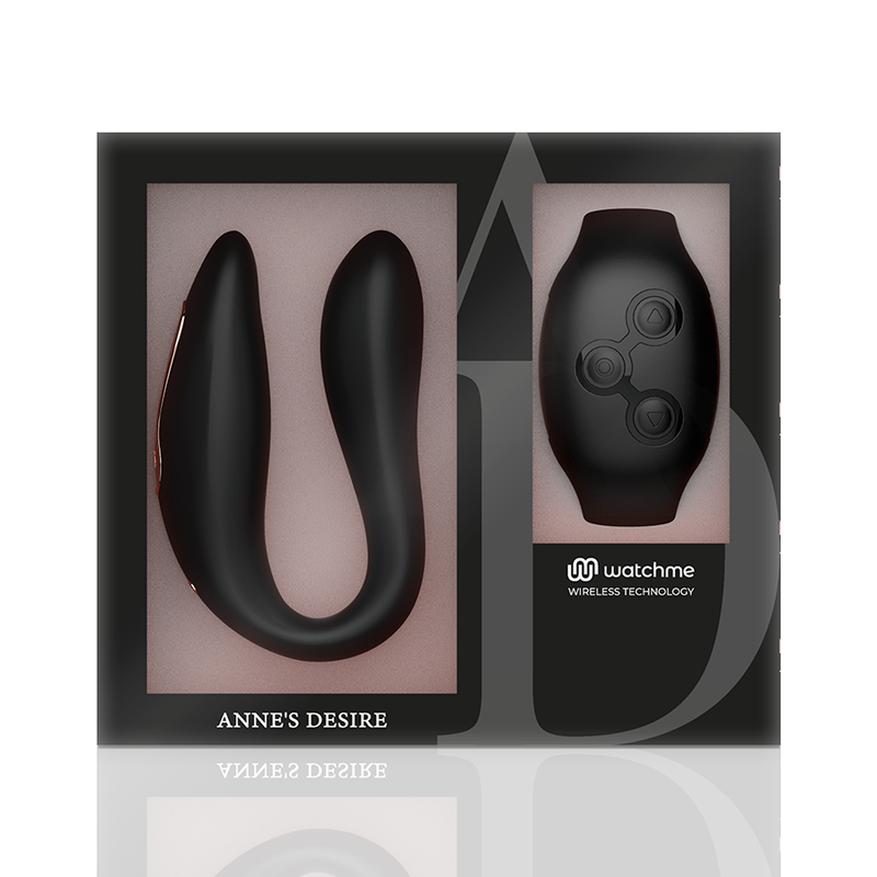 ANNE'S DESIRE - VIBRATORE DI COPPIA DUAL PLEASURE CON TECNOLOGIA WATCHME NERO