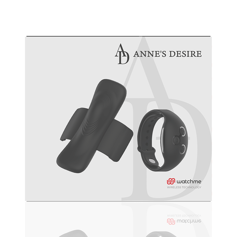 ANNE'S DESIRE - VIBRATORE PANTY PLEASURE TECNOLOGIA WATCHME NERO