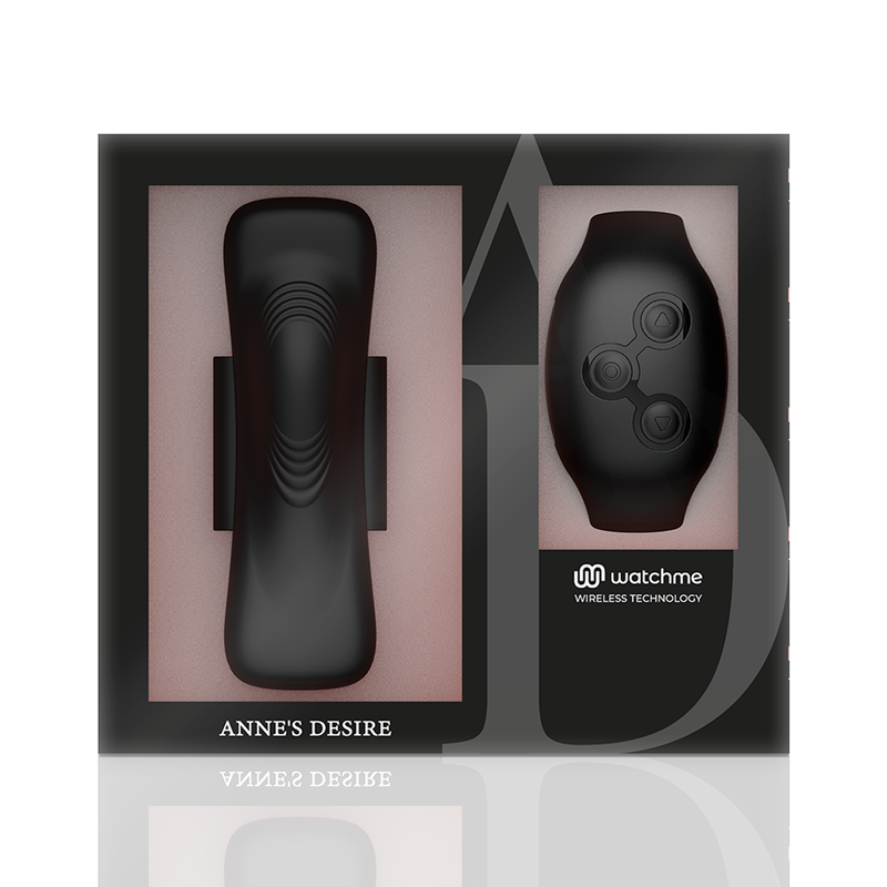 ANNE'S DESIRE - VIBRATORE PANTY PLEASURE TECNOLOGIA WATCHME NERO
