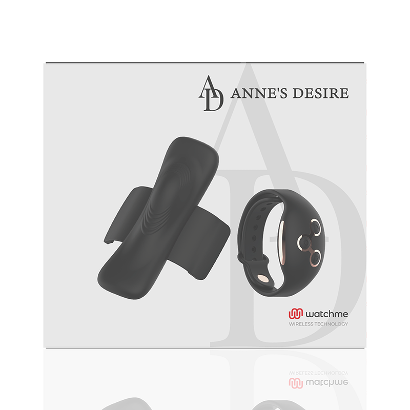 ANNE'S DESIRE - VIBRATORE PANTY PLEASURE TECNOLOGIA WATCHME NERO/ORO