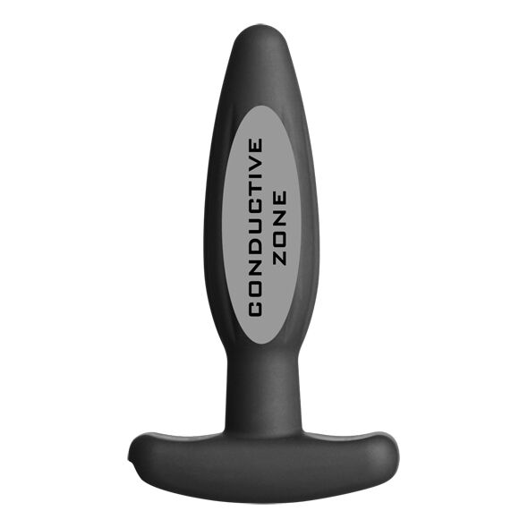 ELECTRASTIM - BLACK ROCKER PLUG ANALE CON ELETTROSTIMOLAZIONE IN SILICONE MISURA S NERO