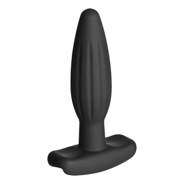 ELECTRASTIM - BLACK ROCKER PLUG ANALE CON ELETTROSTIMOLAZIONE IN SILICONE MISURA S NERO
