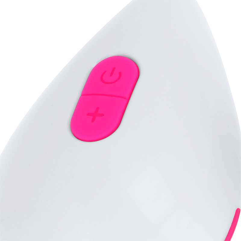 OHMAMA - OVETTO VIBRANTE TESTURIZZATO 10 MODALITÀ ROSA E BIANCO