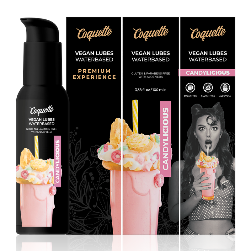 COQUETTE CHIC DESIRE - CANDYLICIOUS LUBRIFICANTE VEGANO PREMIUM EXPERIENCE 100 ML