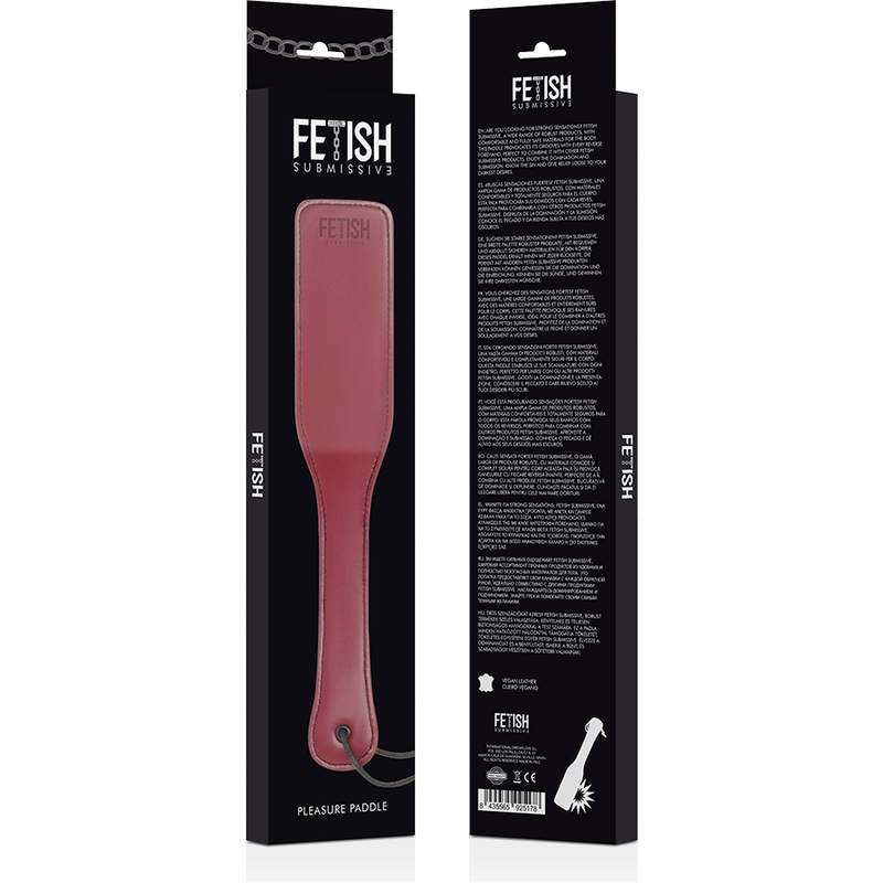 FETISH SUBMISSIVE DARK ROOM - PADDLE IN PELLE VEGANA