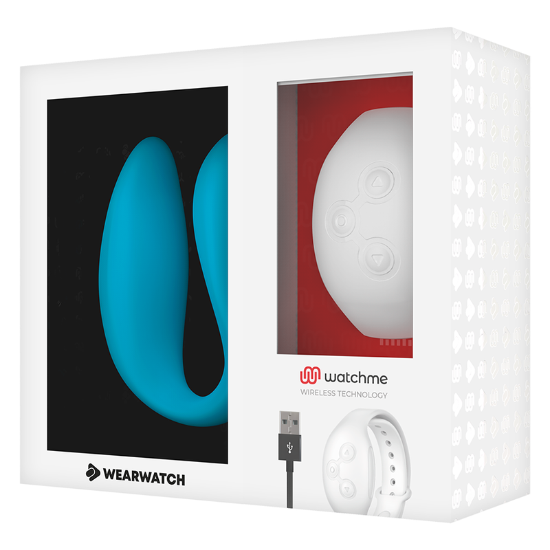 WEARWATCH - VIBRATORE DI COPPIA CON WATCHME TECNOLOGY INDACO/NEVE
