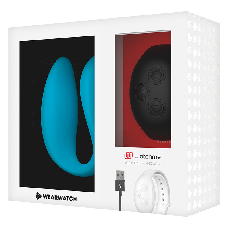 WEARWATCH - VIBRATORE DI COPPIA CON WATCHME TECNOLOGY INDACO / NERO