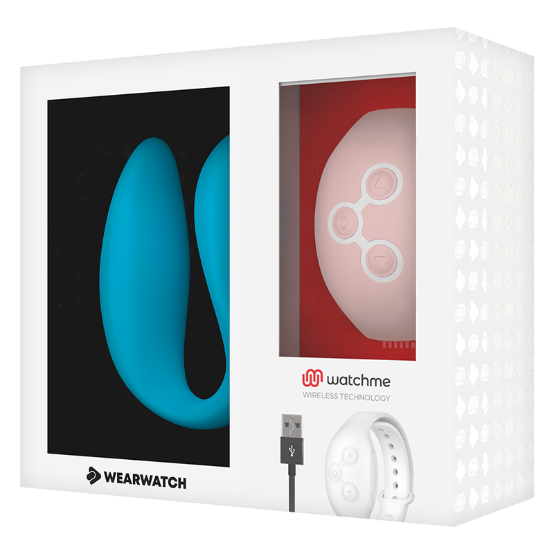 WEARWATCH - VIBRATORE DI COPPIA CON WATCHME TECNOLOGY INDACO / ROSA