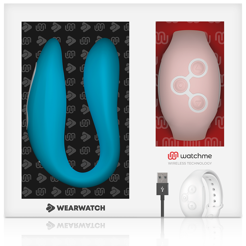WEARWATCH - VIBRATORE DI COPPIA CON WATCHME TECNOLOGY INDACO / ROSA
