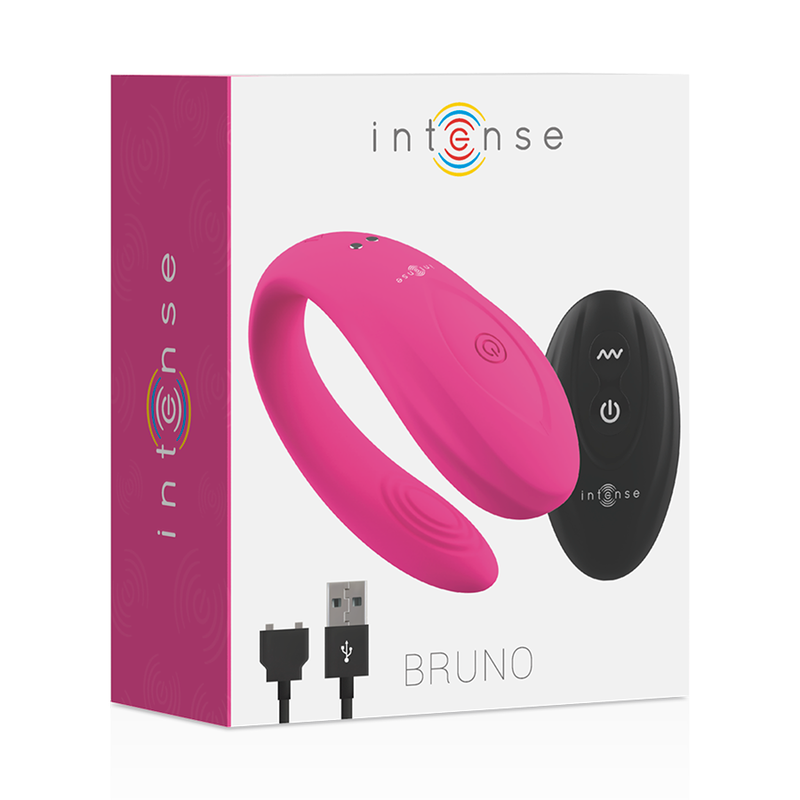 INTENSE - BRUNO VIBRATORE DI COPPIA ROSA