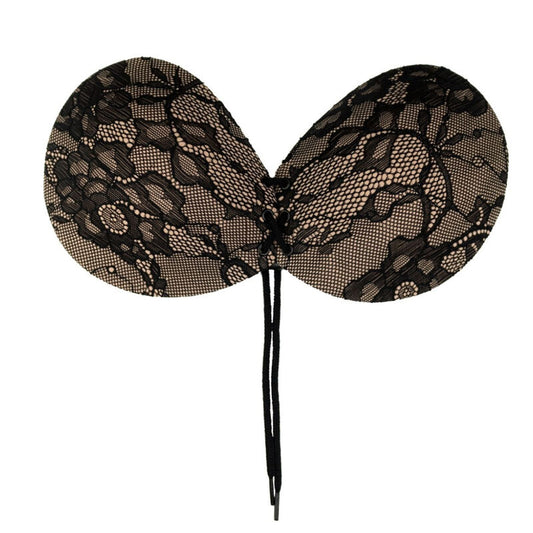 REGGISENO ADESIVO INTRECCIATO E RICAMATO COPPA A