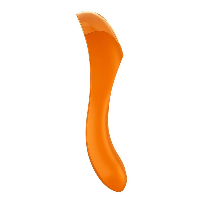 SATISFYER - CANDY CANE DITALE VIBRATORE ARANCIONE