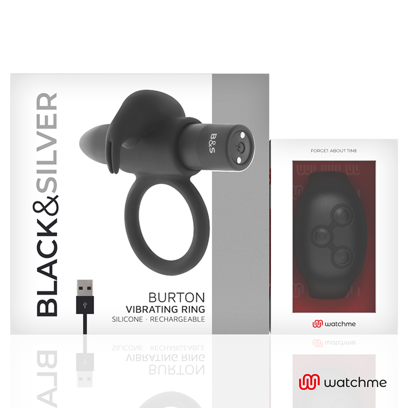 ANELLO PENE VIBRANTE COMPATIBILE CON TECNOLOGIA WIRELESS WATCHME BURTON
