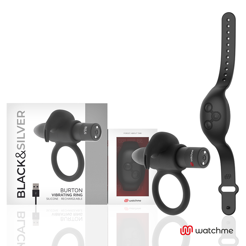 ANELLO PENE VIBRANTE COMPATIBILE CON TECNOLOGIA WIRELESS WATCHME BURTON