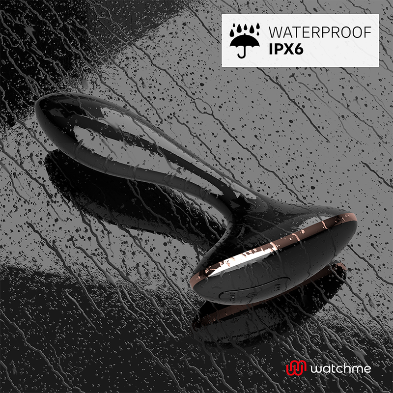 ANBIGUO - VERNET  PLUG ANALE VIBRANTE CON CON TECNOLOGIA WIRELESS WATCHME 