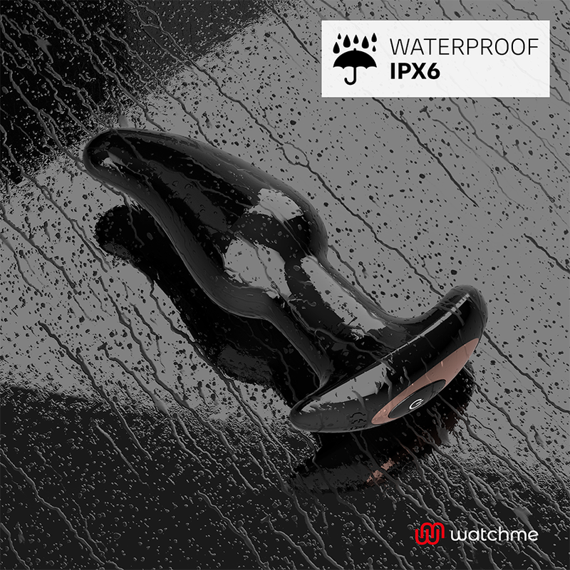 ANBIGUO - AMADEUS PLUG ANALE VIBRANTE CON ROTAZIONE DI PERLE  E TECNOLOGIA WIRELESS WATCHME
