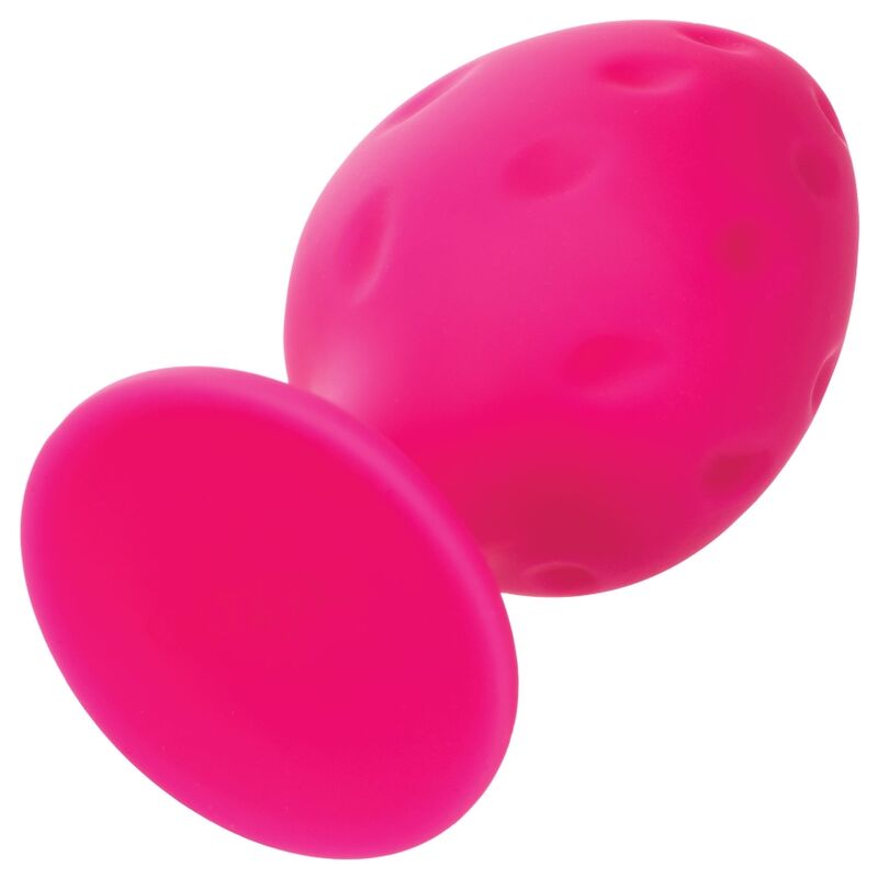 PLUG ANALE ROSA, SILICONE BODYSAFE, BASE VENTOSA