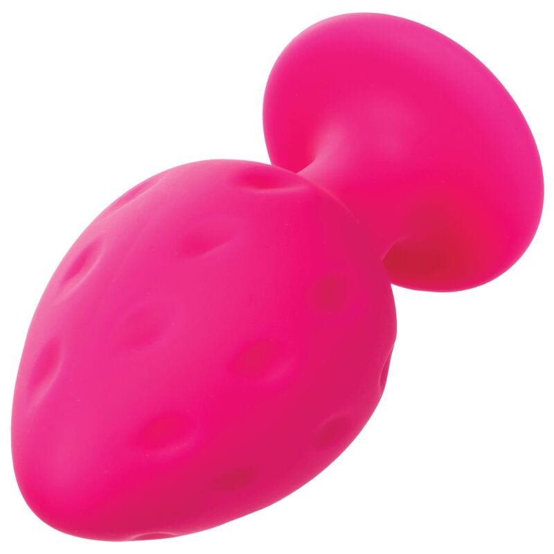 PLUG ANALE ROSA, SILICONE BODYSAFE, BASE VENTOSA