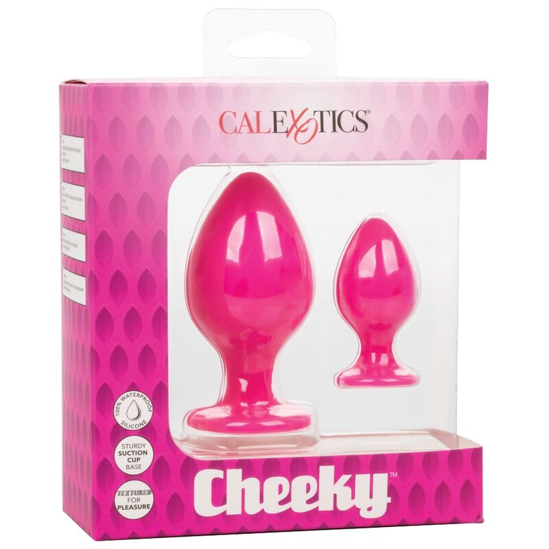 PLUG ANALE ROSA, SILICONE BODYSAFE, BASE VENTOSA