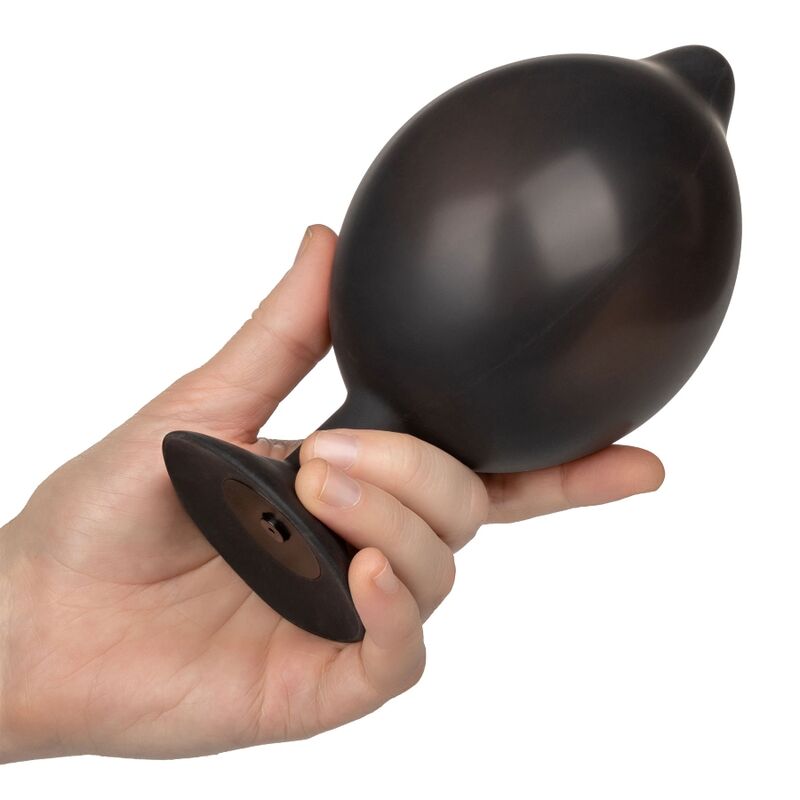 PLUG ANALE GONFIABILE XL, SILICONE FLESSIBILE, BASE VENTOSA