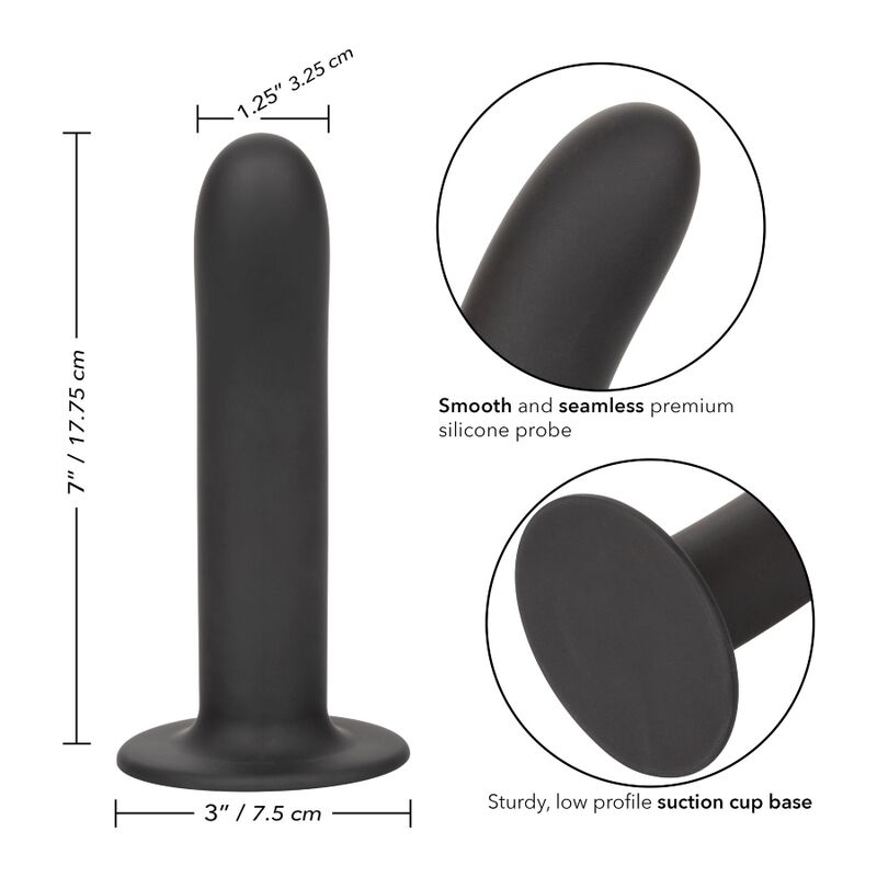 DILDO LISCIO UTILIZZABILE CON HARNESS BOUNDLESS 17,8 CM