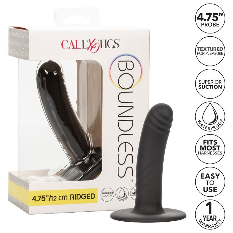 DILDO LISCIO UTILIZZABILE CON HARNESS BOUNDLESS 12 CM