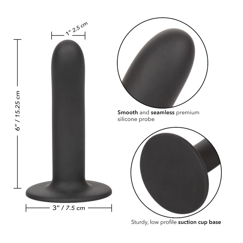 DILDO LISCIO UTILIZZABILE CON HARNESS BOUNDLESS 15,25 CM