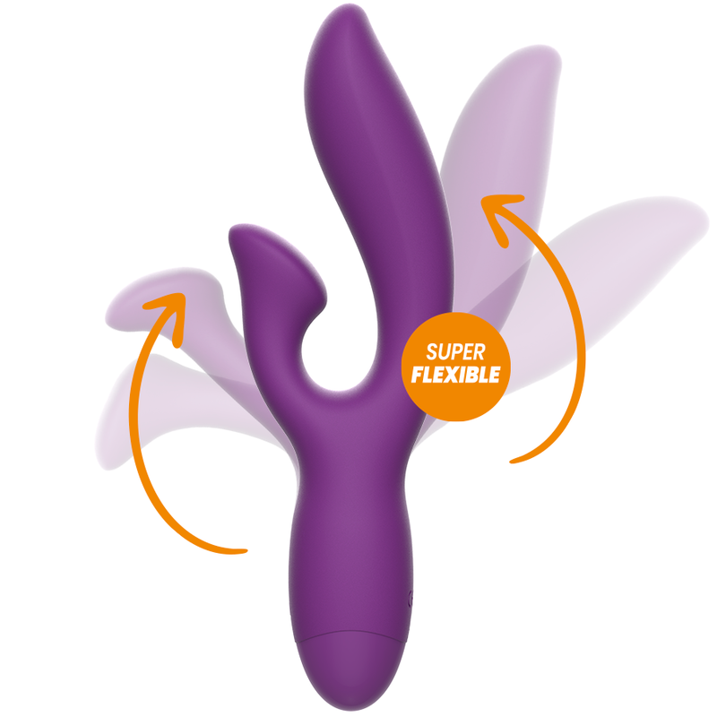 REWOLUTION - REWOFUN  VIBRATORE FLESSIBILE CON RABBIT