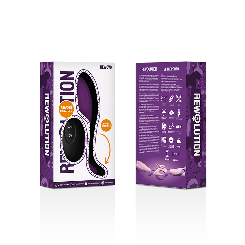 REWOLUTION - REWOVO OVETTO VIBRANTE  CON TELECOMANDO